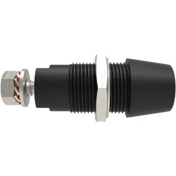 4 mm surface mount socket, screw connection, CAT III, CAT IV, green, SAB 9430 NI / GN