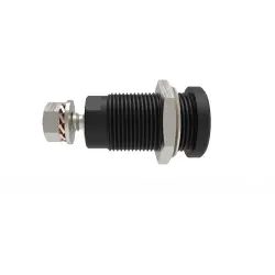 4 mm panel socket, screw connection, CAT III, CAT IV, red, SEB 9424 NI / RT