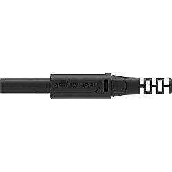 4 mm jack, solder connection, 2.5 mm², CAT II, gray, SKU 30 L NI / OK / GR