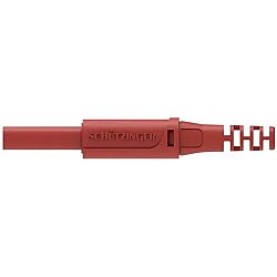 4 mm jack, solder connection, 2.5 mm², CAT II, brown, SKU 30 L NI / OK / BR