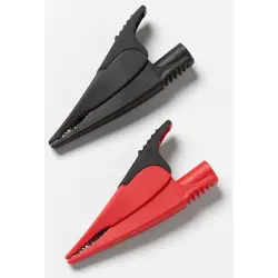 Alligator clip kit, red/black, CAT IV, FLUKE AC285