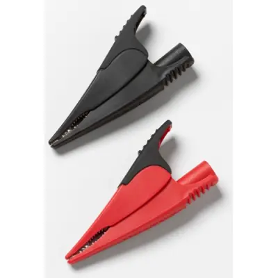 Alligator clip kit, red/black, CAT IV, FLUKE AC285 - 1