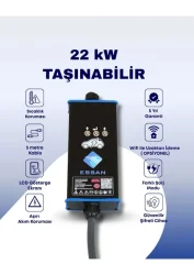 22 Kw Taşınabilir Elektrikli Araç Şarj Cihazı - 1