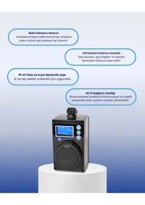 22 Kw Taşınabilir Flexy Elektrikli Araç Şarj Cihazı - 2
