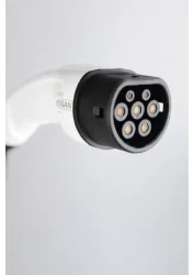 22KW Tip 2 Beyaz Soketli 8m Çift Taraflı Elektrikli Araç Şarj Kablosu - 2