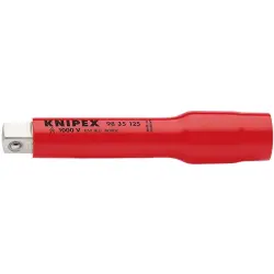 VDE 3/8 inch extension, internal/external square, L 125 mm, 98 35 125