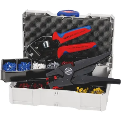 Wire end ferrules kit, with 1x crimping pliers and 1x wire stripper, 1250 pieces, 97 90 16 - 1