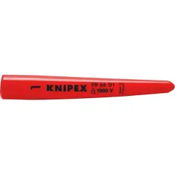 Slip-on grommet, L 80 mm, red, 98 66 01
