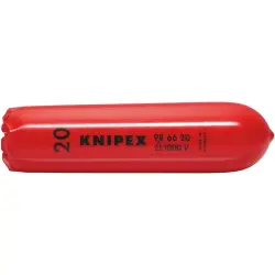 Self-clamping grommet, L 100 mm, red, 98 66 20