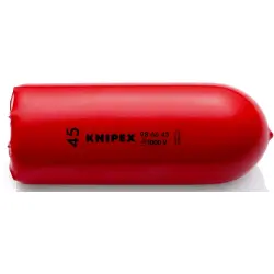 Self-clamping grommet, L 130 mm, red, 98 66 45