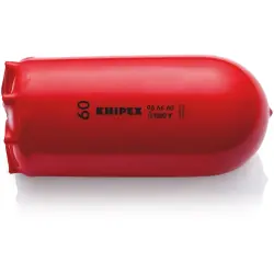 Self-clamping grommet, L 140 mm, red, 98 66 60