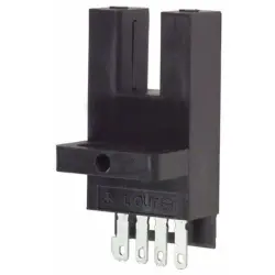 Fork light barrier, 0.005 m, NPN, 5-24 VDC, connector, IP50, EE-SX673