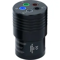 Three-phase adapter, 5 pole, 32 A for test devices and CEE sockets, METRALINE A3-32