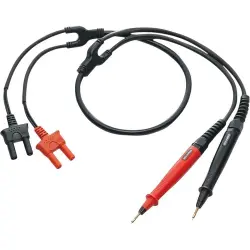 Measuring lead, 1100 mm, black for battery tester, GBM-02