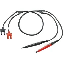 Test probe, 1400 mm, black for battery tester, GBM-03A