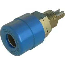4 mm socket, screw connection, mounting Ø 8 mm, CAT O, blue, 930176702