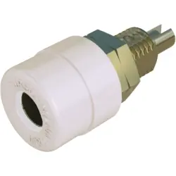 4 mm socket, screw connection, mounting Ø 8 mm, CAT O, white, 930176707