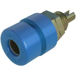 4 mm socket, screw connection, mounting Ø 8 mm, CAT O, blue, 930166702