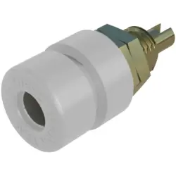 4 mm socket, screw connection, mounting Ø 8 mm, CAT O, white, 930166707