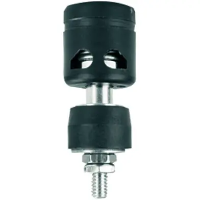 Connection terminal, 16 mm, black, 10 A, M4 threaded bolt, nickel-plated, 100025683 - 1