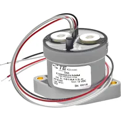 High voltage contactor, 1 pole, 600 A, 900 VDC, 1 Form X, coil 12 VDC, bolt connection, 5-1618413-0