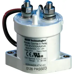 High voltage contactor, 500 A, 900 VDC, 1 Form X, coil 32-95 VDC, bolt connection, 1-1618002-1