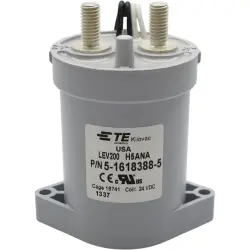 High voltage contactor, 1 pole, 500 A, 900 VDC, 1 Form X, coil 12 VDC, bolt connection, 6-1618390-8