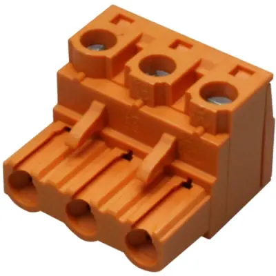 Female connector, 3 pole, for redundancy module, 3520038 - 1