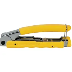 Crimping pliers for F/BNC/RCA connectors, Klein Tools VDV211048