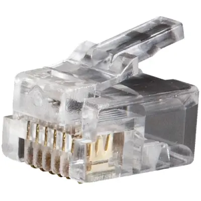 Plug, RJ12, 6 pole, 6P6C, cable assembly, VDV826600, package with 25 pieces - 1