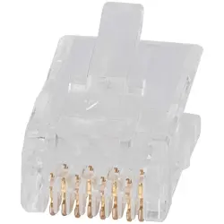 Plug, RJ45, 8 pole, 8P8C, Cat 6A, cable assembly, VDV826704, package with 50 pieces
