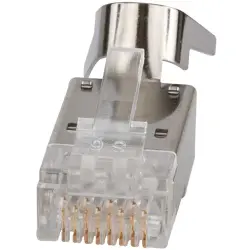 Plug, RJ45, 8 pole, 8P8C, Cat 6A, cable assembly, VDV826754, package with 100 pieces
