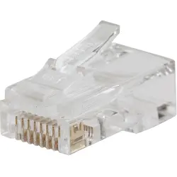 Plug, RJ45, 8 pole, 8P8C, Cat 6, cable assembly, VDV826763EU, package with 200 pieces