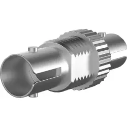 FO adapter, ST plug to ST plug, straight, 53103.3