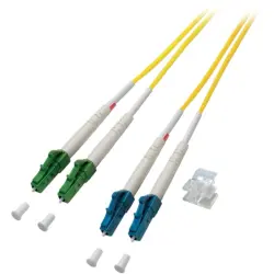 Duplex-jumper, LC to LC, 1 m, OS2, singlemode 9/125 µm, O0384.1