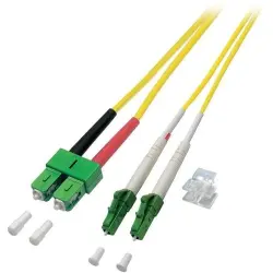Duplex-jumper, LC to LC, 7.5 m, OS2, singlemode 9/125 µm, O0387.7,5
