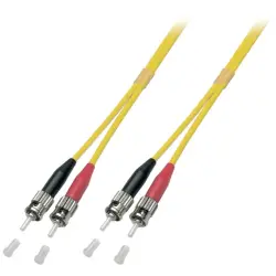 Duplex-jumper, ST to ST, 15 m, OS2, singlemode 9/125 µm, O2003.15