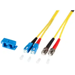 Duplex-jumper, SC to ST, 10 m, OS2, singlemode 9/125 µm, O2073.10