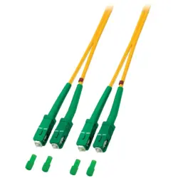 Duplex-jumper, SC to SC, 15 m, OS2, singlemode 9/125 µm, O2561.15