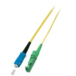Simplex-jumper, E2000/APC to SC, 2 m, OS2, singlemode 9/125 µm, O0923.2
