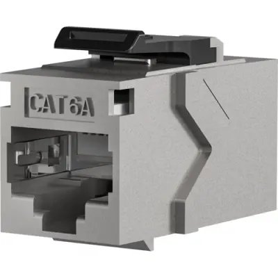 Modular adapter, RJ45 socket to RJ45 socket, straight, Cat 6, 37521.1V2 - 1