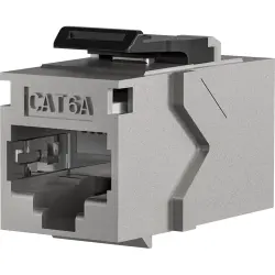 Modular adapter, RJ45 socket to RJ45 socket, straight, Cat 6, 37521.1V2