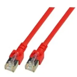 Patch cable, RJ45 plug, straight to RJ45 plug, straight, Cat 5e, SF/UTP, PVC, 30 m, red, K5458.30