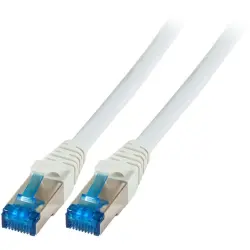 Patch cable, RJ45 plug, straight to RJ45 plug, straight, Cat 6A, S/FTP, PVC, 2 m, gray, K5535GR.2