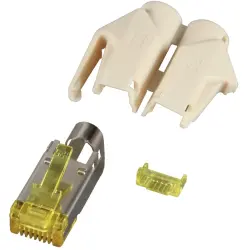 Plug, RJ45, 8 pole, 8P8C, Cat 6A, IDC connection, H7642.1-100, package with 100 pieces