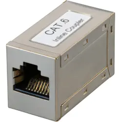 Modular adapter, RJ45 socket to RJ45 socket, straight, Cat 6, 37489.1