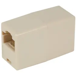 Modular adapter, RJ45 socket to RJ45 socket, straight, Cat 6, 37503.1