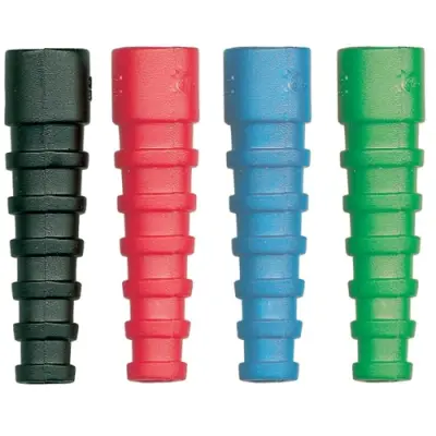 Cable grommet, cable Ø 2.8 mm, RG-174, rubber, green, 52537.4 - 1
