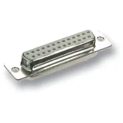 D-Sub socket, 9 pole, straight, solder pin, 28603.1