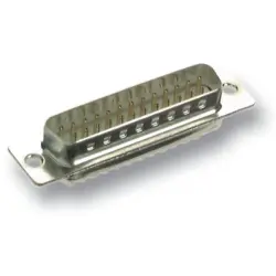 D-Sub plug, 15 pole, standard, straight, solder pin, 28656.1
